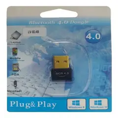 GENERICO - Adaptador Bluetooth 4.0 Micro Usb Dongle - Plug & Play