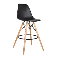 BONNO - Silla Diseño Eames Cajero Negro