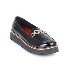 PRICE SHOES - Zapatos Mocasines Mujer 282H-90Charnegro