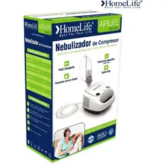HOMELIFE - Nebulizador compresor AIRLIFE 832 adulto pediátrico