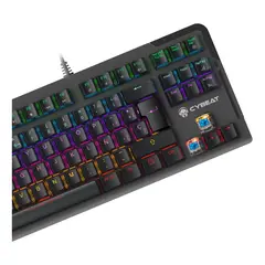 CYBEAT - Teclado Mecanico Gamer Español Blue Antighost Luz
