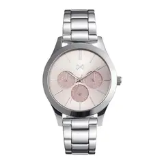 MARK MADDOX - Reloj mujer plateado MM + 5 Complementos Premium Incluidos