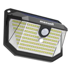 MAXWELL - Lampara Solar Led Exterior Pared Sensor Movimiento - Blanco-