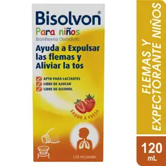 SANOFI - Bisolvon Linctus Jarabe Niños Frasco X 120 Ml