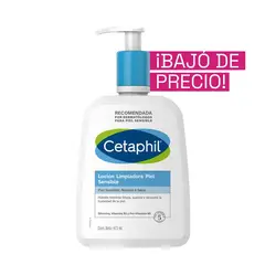 CETAPHIL - Limpiador Liquido Piel Sensible X 473 Ml