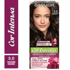 GARNIER - Tinte Capilar Cor Intensa Tono 3.0 Castaño Oscuro