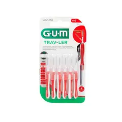 GUM - Cepillo Interdental Proxabrush 0.8 Mm x 6 Und