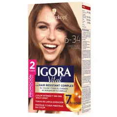 IGORA - Tinte Capilar Vital Permanente Chocolate Dorado 6-34