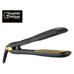 BABYLISS - Plancha Profesional Ionica Grafito Titanio Negra 1 ¼"