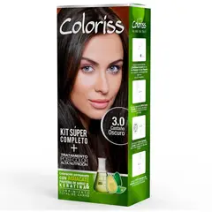 COLORISS - Tinte Para Cabello Castaño Oscuro 3.0