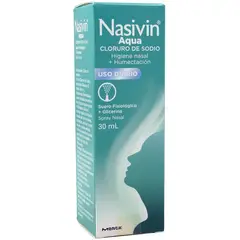 GENERICO - Nasivin Aqua Spray Suero Fisiológico Nasal x 30 Ml