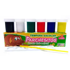 PARCHESITOS - Temperas X 6