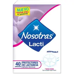 NOSOTRAS - Protectores De Lactancia Respirable x 40 Und