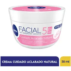 NIVEA - Crema Cuidado Aclarado Natural x 50 Ml