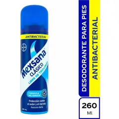 MEXSANA - Talco Spray Clasico Antbacterial Frasco 260 Ml