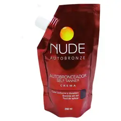 NUDE - Crema Auto Bronceador Self Tanner X 200 Ml