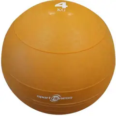 SPORTFITNESS - BALON DE PESO CAUCHO NARANAJA 4KG