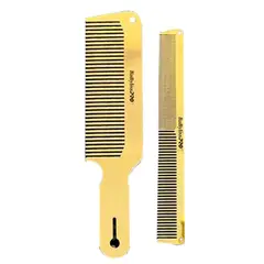 BABYLISS - Set Peines Metalicos X2 Dorados