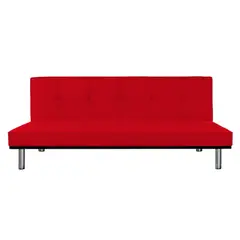 SOFA MARKET - Sofa Cama Aspen 3 Puestos Tela Rojo