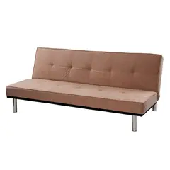 SOFA MARKET - Sofa Cama Aspen 3 Puestos Tela Cafe