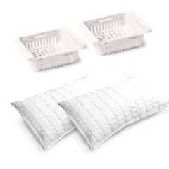 ENERGY PLUS - Combo: 2 Almohadas ultrasonido + 2 Organizadores Multiusos.