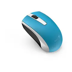 GENIUS - Mouse inalámbrico ecologico recargable eco-8100 azul
