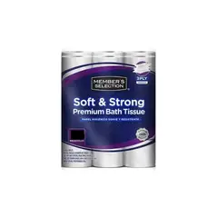 MEMBERS SELECTION - Papel higiénico suave y resist 30 rollos member´s 361339