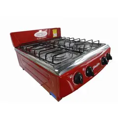 YAMA GAS - Estufa 4 puestos rojo gas natural q p