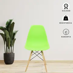 EKONOMODO COLOMBIA - Silla Eames Adulto verde limon