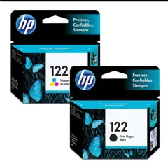 HP - Combo Cartucho de Tinta 122 Negra y Tricolor Original