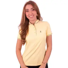 APOSTOL QC - POLO CUELLO NERU AMARILLA MUJER