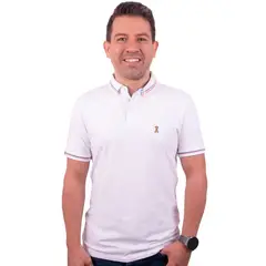 APOSTOL QC - POLO BLANCA HOMBRE