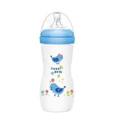 MUNDO BEBE - Tetero Anti cólicos Antirreflujo Para Bebé 11 Oz