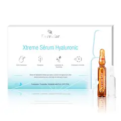 DERM CLAR - Serum Xtreme Hyaluronic. 2 tipos de acido hialuronico mejora arrugas y líneas de expresión Dermclar ampollas 2ml x 5 amp