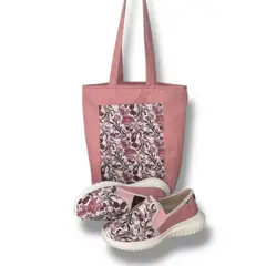 XIAN SHOES - Combo de tenis Ultra Livianos y bolso flor Rosado