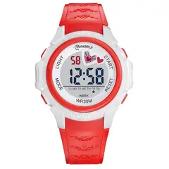 MINGRUI - Reloj Impermeable Niña Niño Mas Estuche