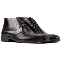 OVERSTATE - Botas En Cuero Para Hombre  FO-7477-4448OV Negro