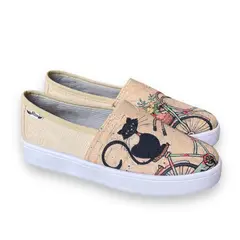 XIAN SHOES - Mocasin de mujer gato