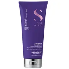 ALFAPARF MILANO - Acondicionador Alfaparf Anti-yellow 200ml Semi Di Lino Blonde