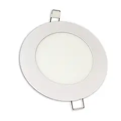 VCP - Panel Led 6w Incrustar Embutir Redondo Luz Neutra Certifica