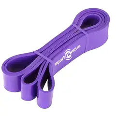 SPORTFITNESS - Banda De Poder Elástica Morada Tonificacion Gym