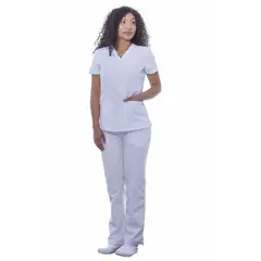 GENERICO - Uniforme Antifluido Mujer SOLOGAR UN101 Blanco
