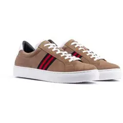 AMBITIOUS - Tenis Casuales En Cuero Gamuza DE-8448E-1290RW Beige
