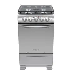 MABE - Estufa de piso a gas de 52 cm inoxidable TX1G-6CON