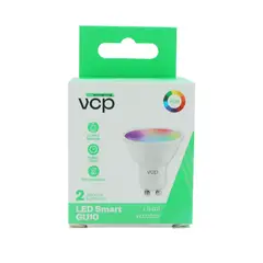 VCP - Bombillo Led Inteligente Rgb Wifi Google Alexa 5w Gu10