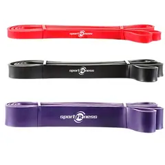 SPORTFITNESS - Banda Poder Elástica 3 Pzs Tonificacion Gym Kit