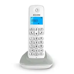 ALCATEL - Telefono Inalambrico E395 Altavoz Manos Libres - Blanco Gris