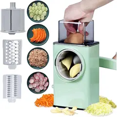 GENERICO - Rallador Rotativo Multifuncional Picador De Verduras Fruta
