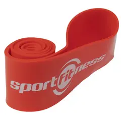 SPORT FITNESS - Banda Poder Elástica Pierna Sportfitness Roja Tonifica Gym