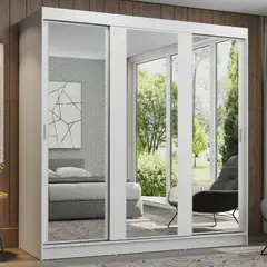 MADESA - Closet Reno 3 Puertas Corredizas con Espejos